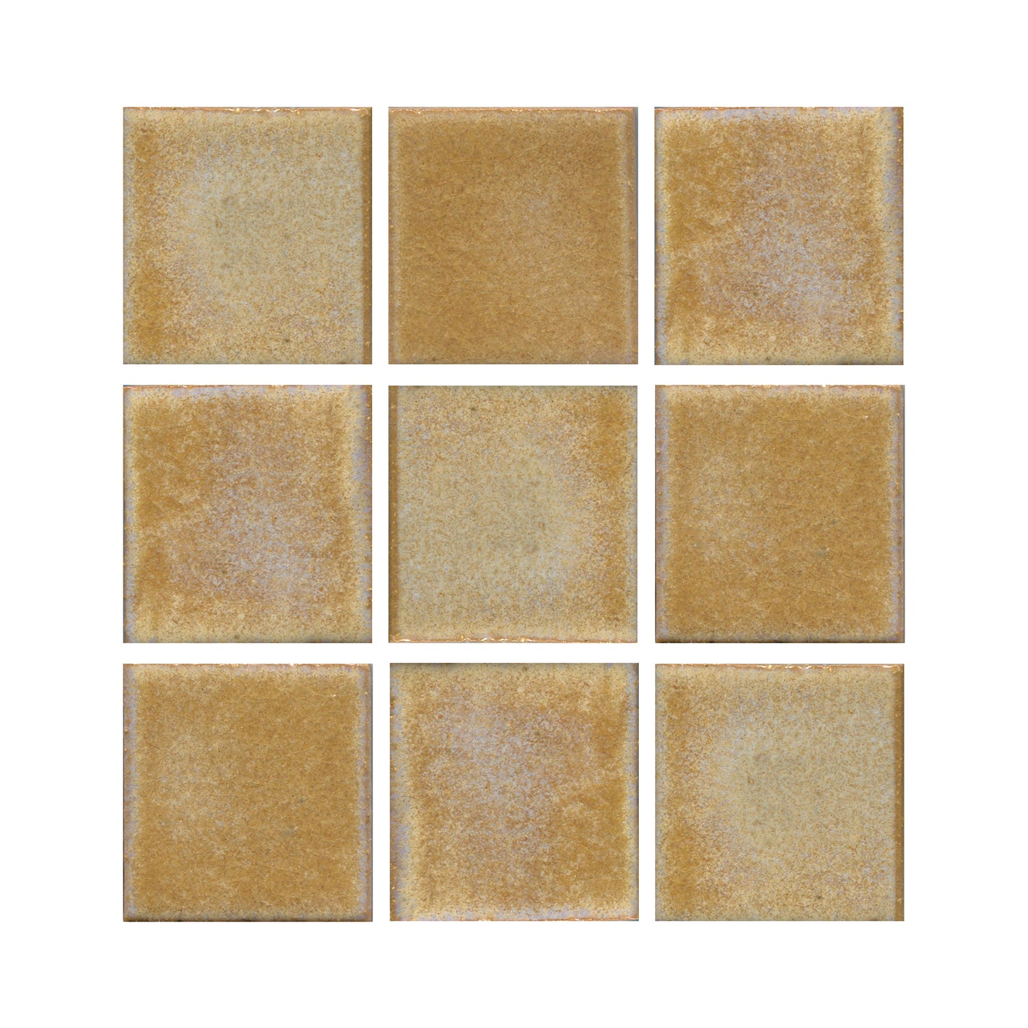 Coffee Cake glaze with iron spots a golden yellow color